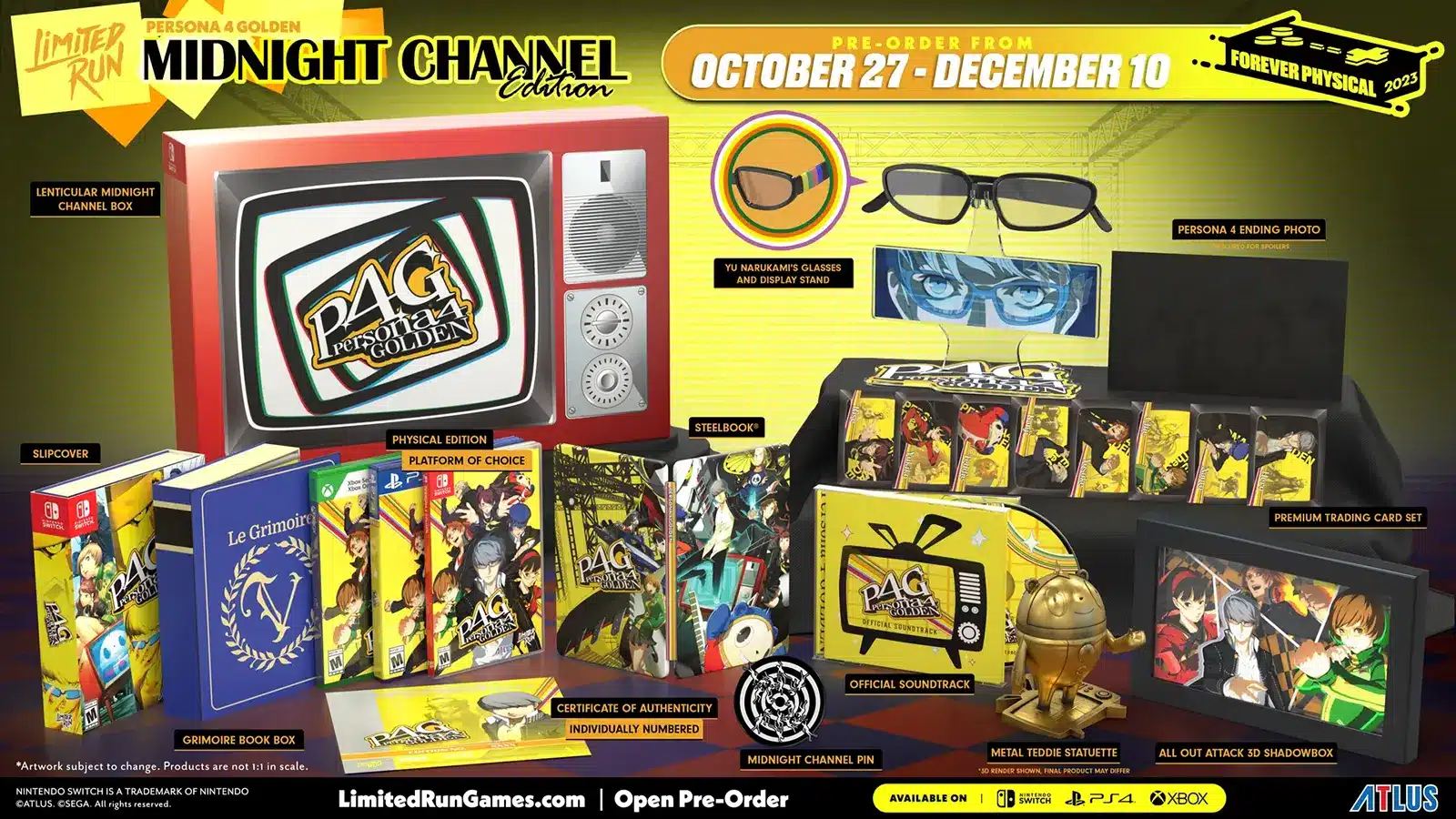 แผ่นเกม Persona 4 Golden Limited เปิดให้สั่งจองล่วงหน้าวันที่ 27 ตุลาคม